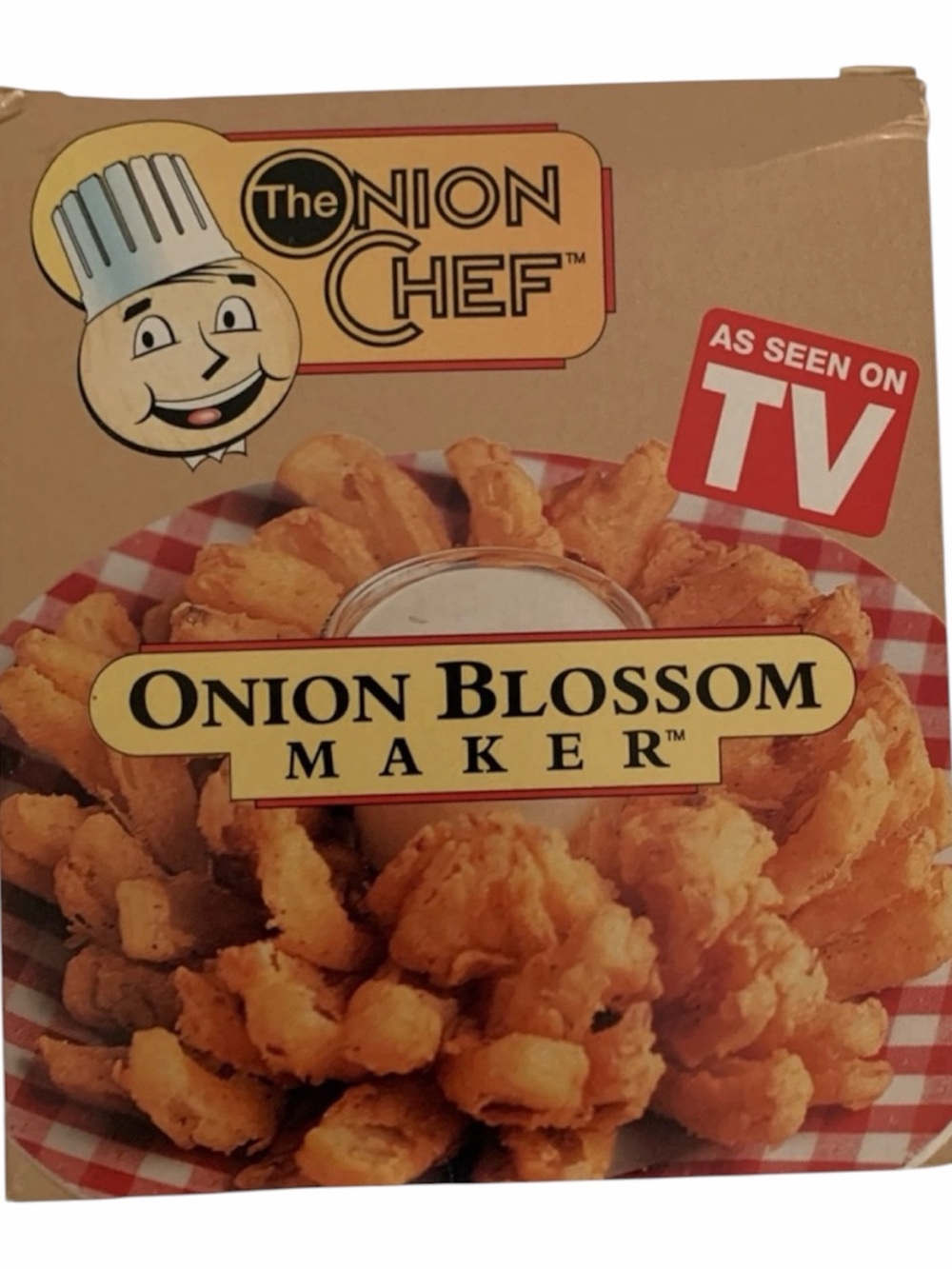 Vintage The Onion Chef Onion Blossom Maker Blooming Onion NWOT Slicer Tool